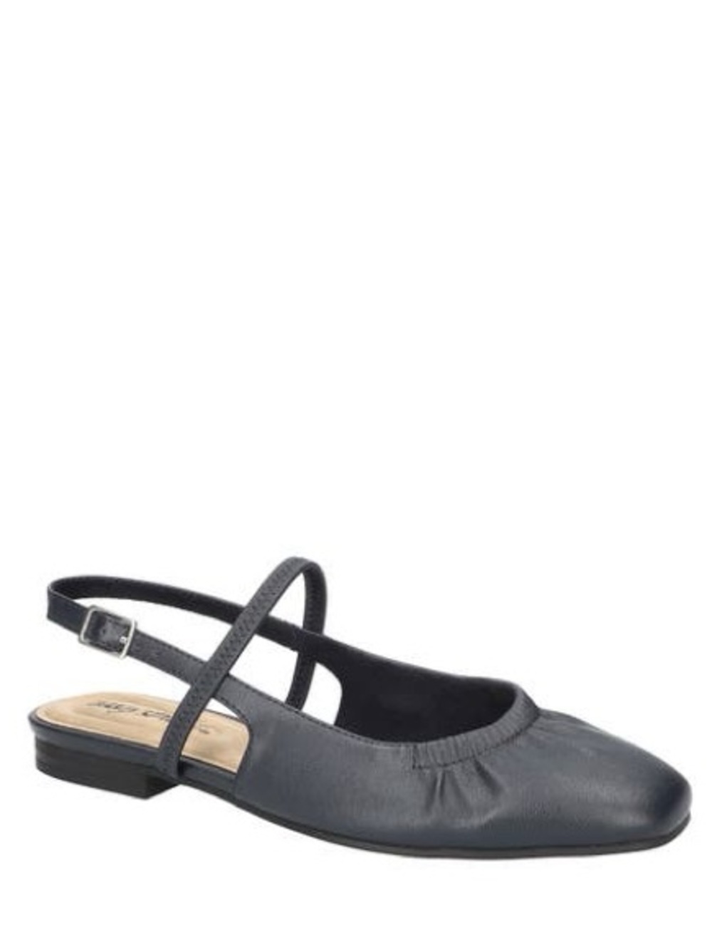 Easy Street Women's Blake Slingback Flats Black Size 7M